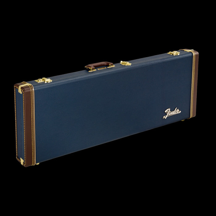 Fender Classic Series Wood Case Strat/Tele Navy Blue Front