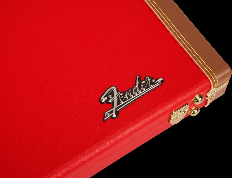 Fender Classic Series Strat/Tele Wood Case Fiesta Red
