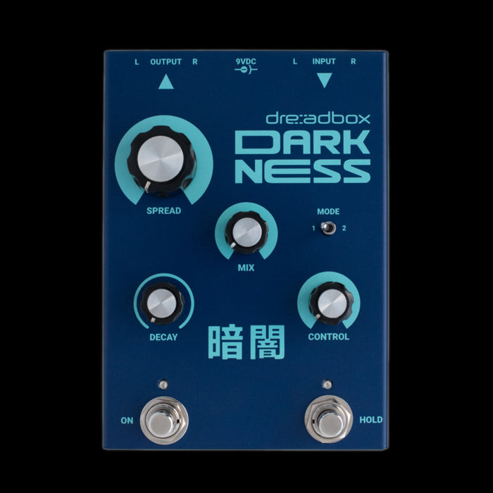 Dreadbox Darkness Stereo Reverb Guitar Effect Pedal
