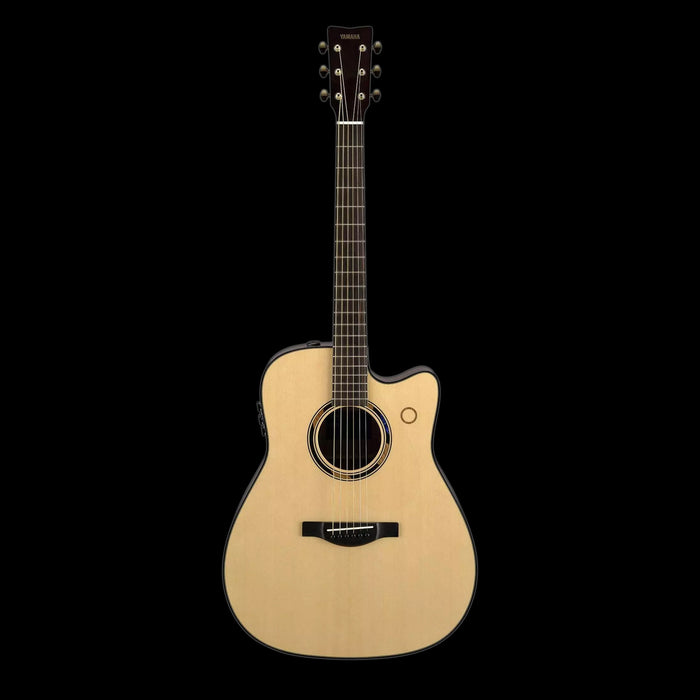 Yamaha TAG3 C TransAcoustic Dreadnought Natural Acoustic Electric Guitar Front