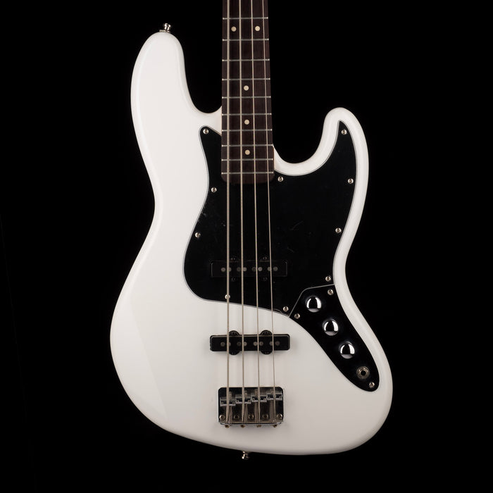 Used Squier Vintage Modified Jazz Bass with Jaguar Bass Neck Olympic White