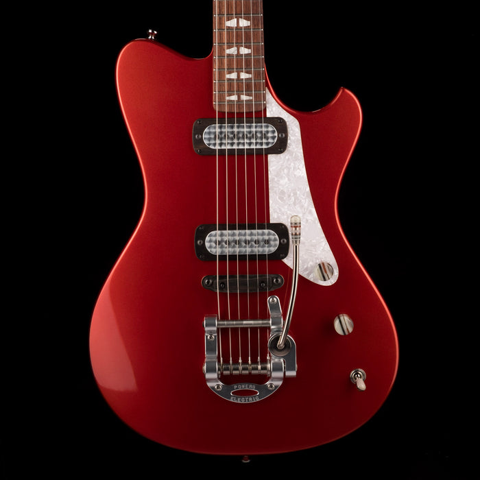Powers Electric A-Type Crystal Red Metallic with Softshell Case
