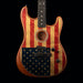 Pre Owned 2020 Fender Limited Edition American Flag Acoustasonic Stratocaster With Soft Case