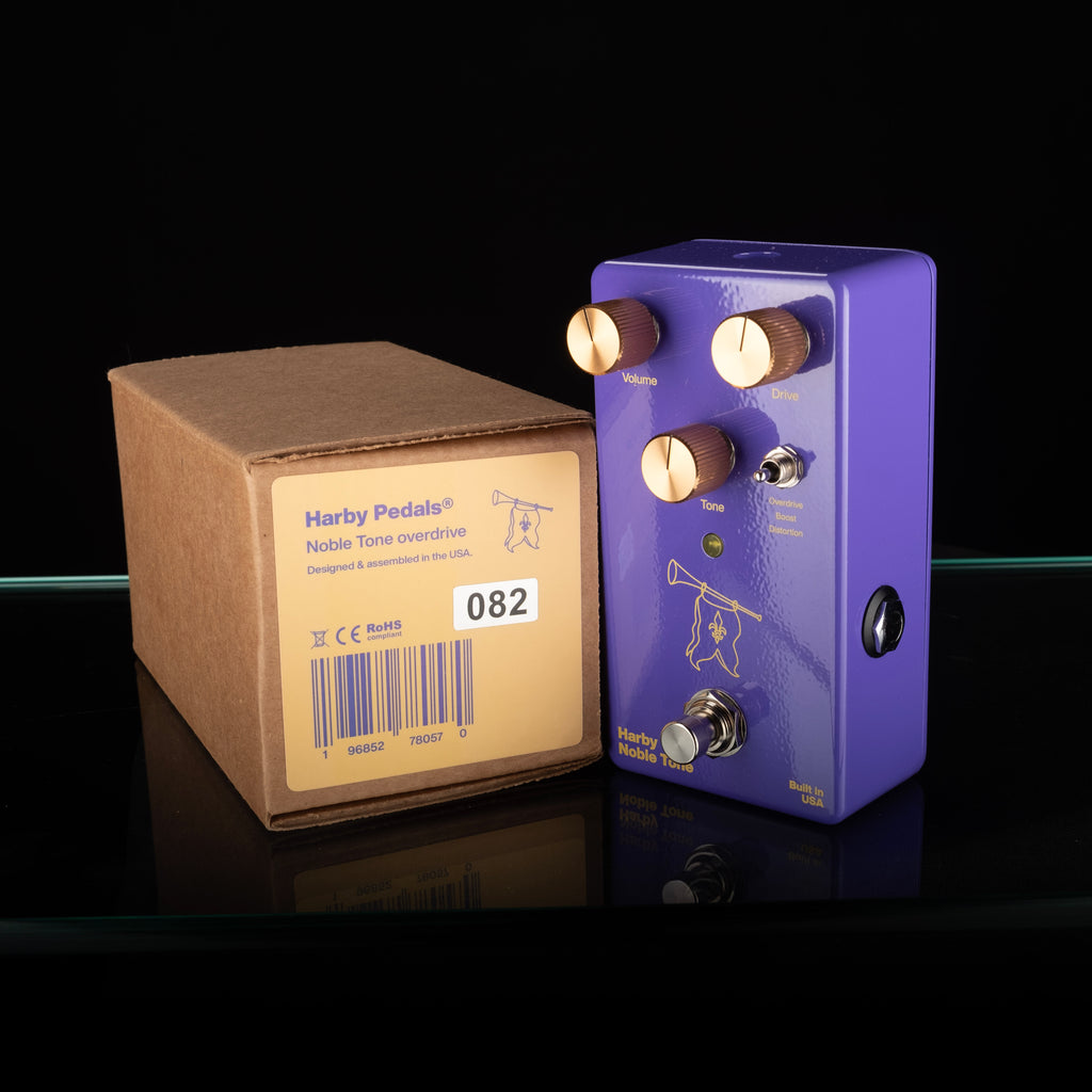 harby pedals Used Harby Noble Tone Overdrive with Box — Truetone Music