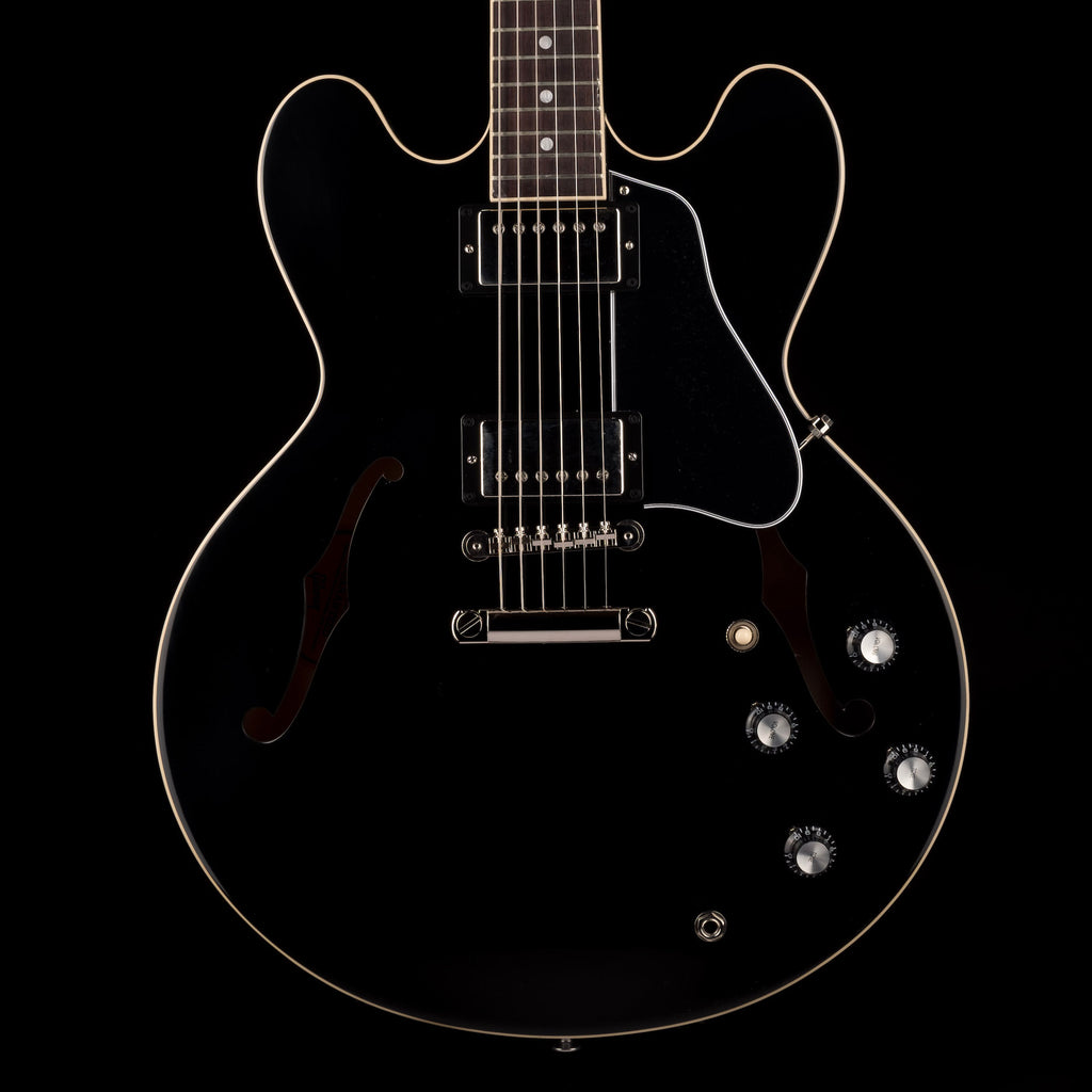 Gibson ES-335 Vintage Ebony Ebony Electric Guitar with Case