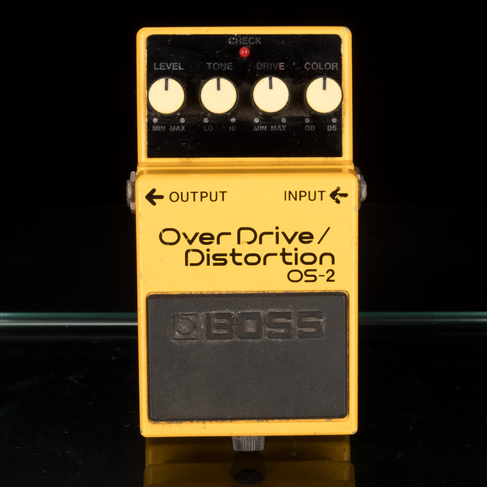 Used Boss OS-2 Overdrive And Distortion Pedal.
