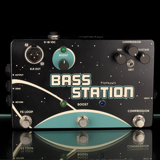 Used Pigtronix Bass Station Compressor/Boost/FX Loop/DI Pedal With Box