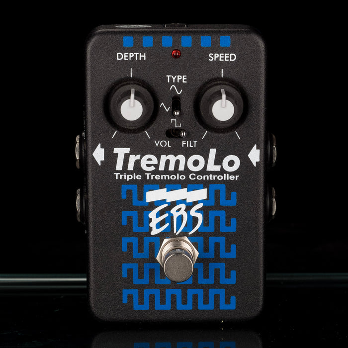 Used EBS Triple Tremolo Pedal With Box
