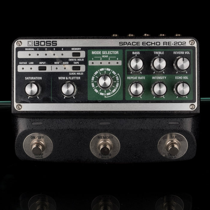 space echo pedal Used Boss RE-202 Space Echo Delay Pedal With Box — Truetone Music