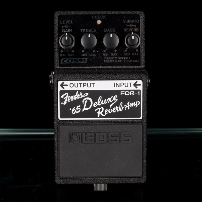fender reverb boss pedal Used Boss Fender FDR-1 '65 Deluxe Reverb Pedal — Truetone Music