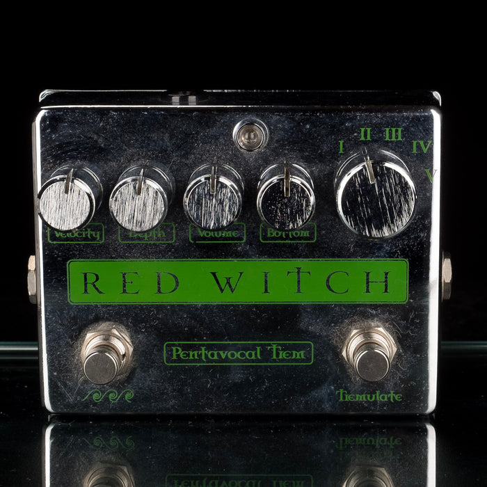 Used Red Witch Pentavocal Trem Pedal With Box