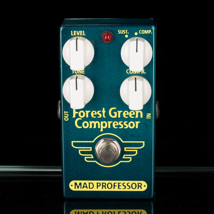 Used Mad Professor Forest Green Compressor Pedal With Box