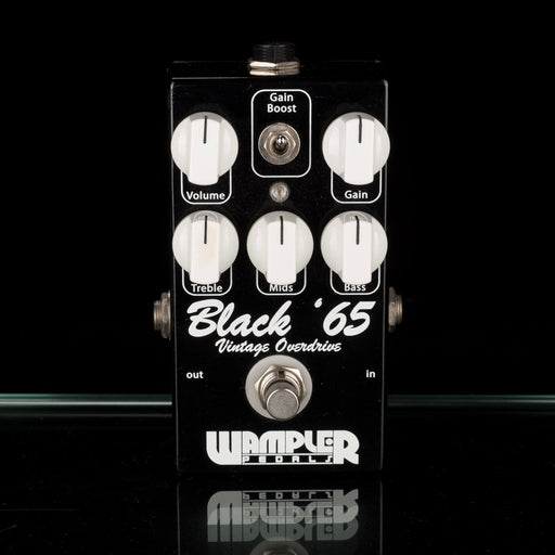 Used Wampler Pedals Black '65 Overdrive Pedal With Box