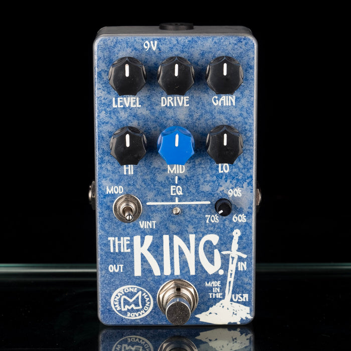 king of drive pedal Used Menatone The King Overdrive/Distortion Pedal With Box — Truetone Music