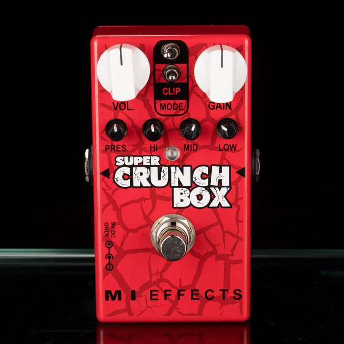 crunch box pedal Used MI Audio Super Crunch Box Distortion Pedal With Box — Truetone Music