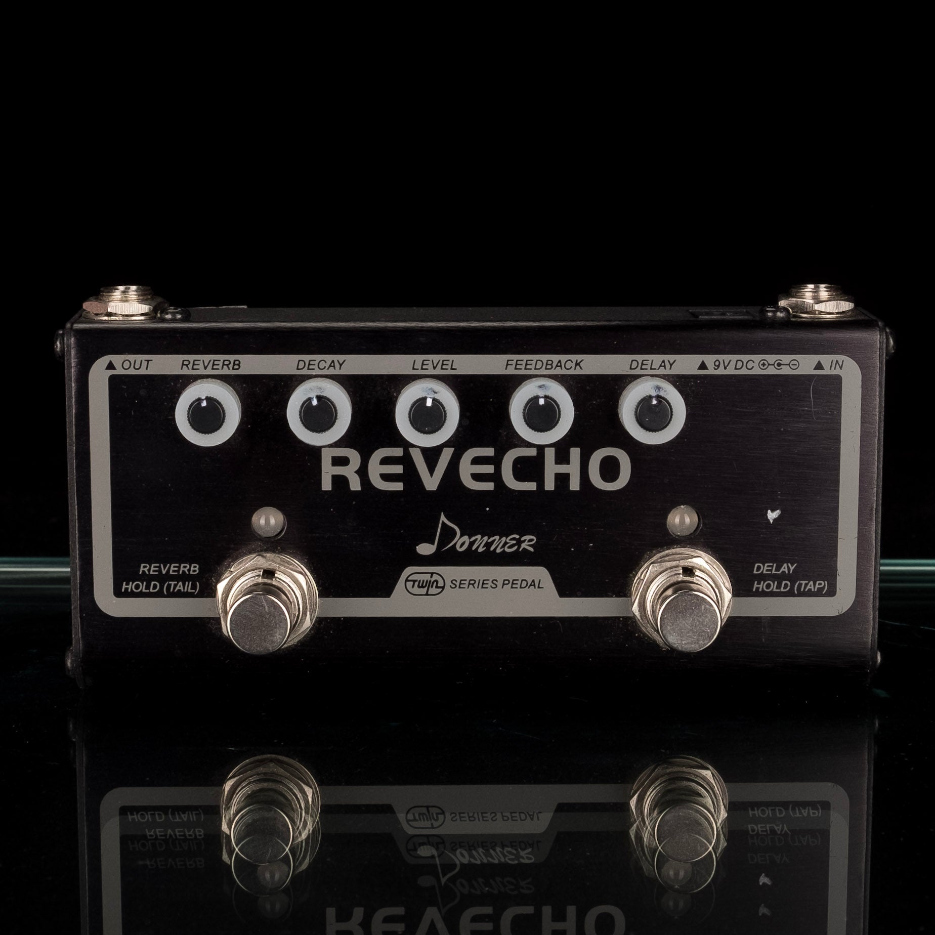 Used Donner Twin Series Revecho Reverb Echo Pedal With Box — Truetone Music