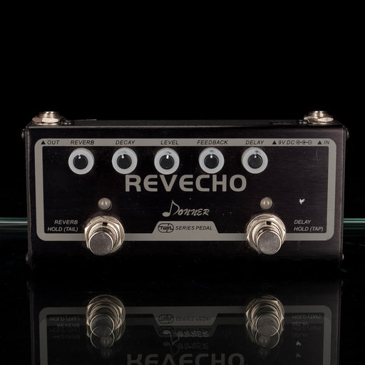 Used Donner Twin Series Revecho Reverb Echo Pedal With Box