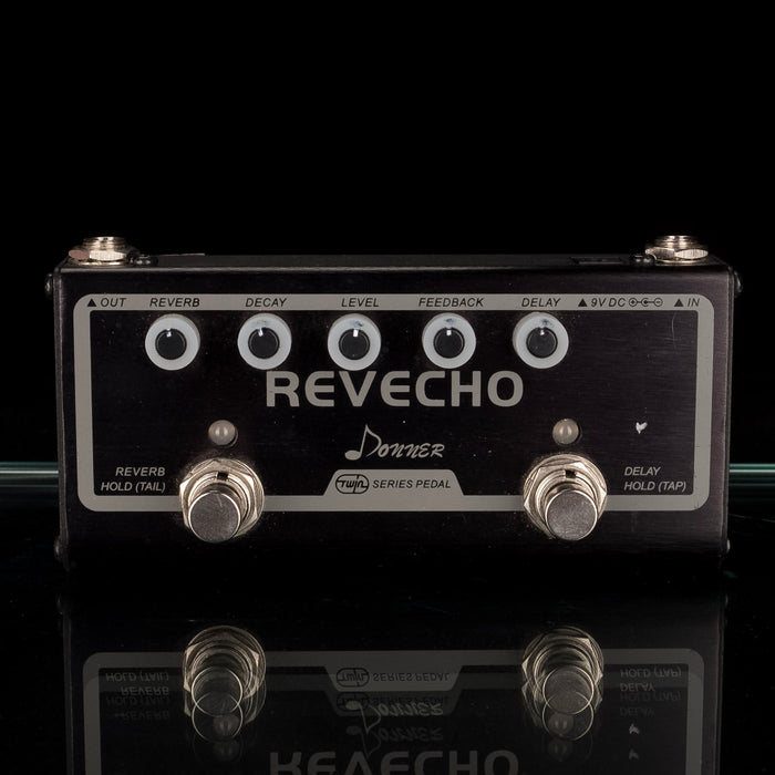 donner reverb pedal Used Donner Twin Series Revecho Reverb Echo Pedal With Box — Truetone Music