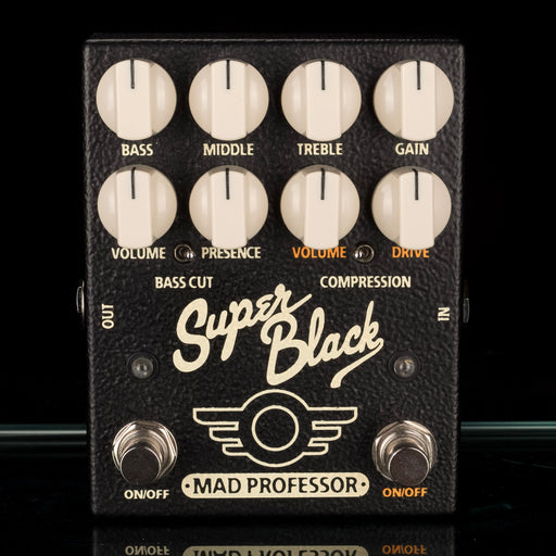 Used Mad Professor Super Black Preamp and Overdrive Pedal with Box
