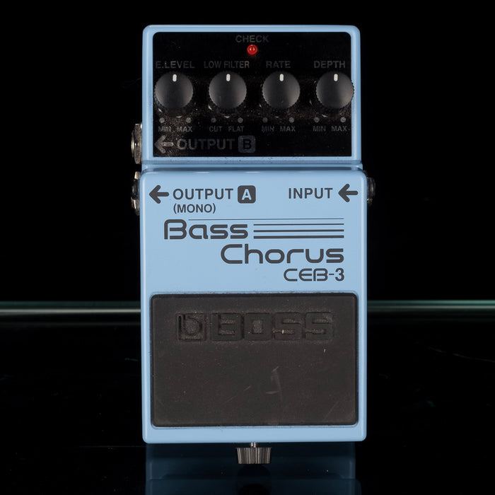 boss ceb 3 bass chorus pedal Used Boss CEB-3 Bass Chorus Pedal with Box — Truetone Music