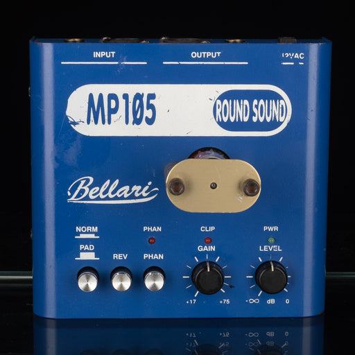 Used Bellari MP105 Round Sound Tube Mic Preamp with Power Supply