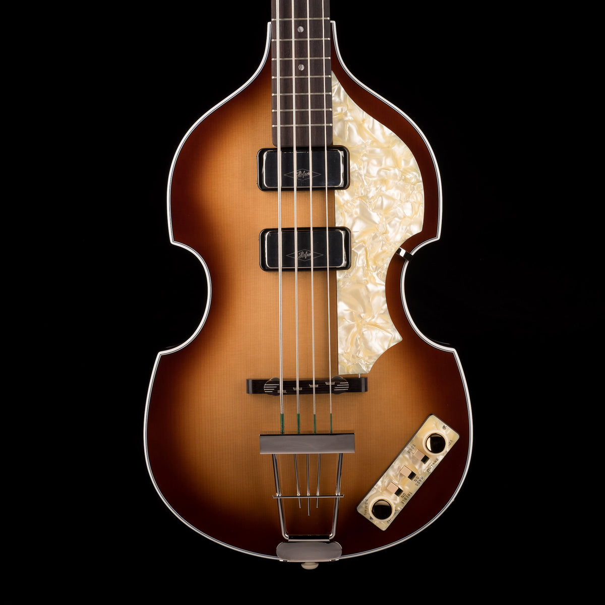 Hofner 1961 LTD Cavern Reissue Bass - Sunburst with Vintage Case