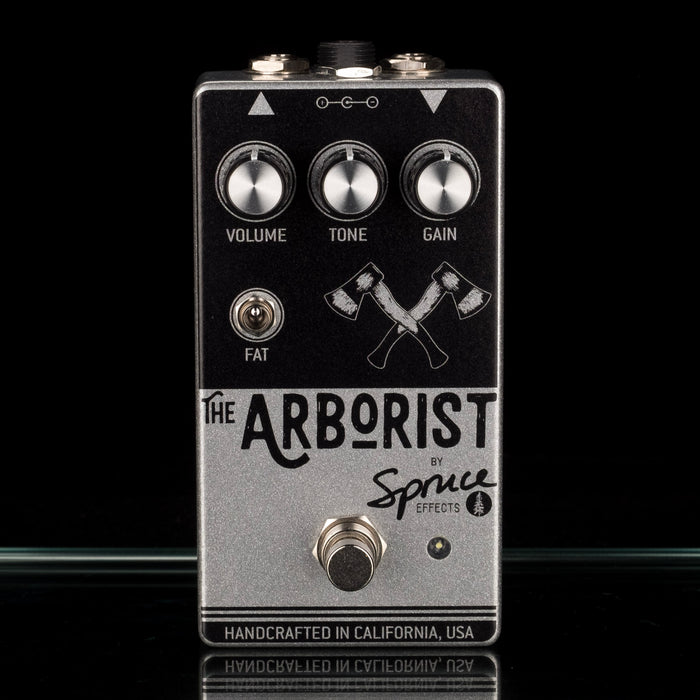 Use Spruce Effects The Arborist Boost and Overdrive Pedal with Box