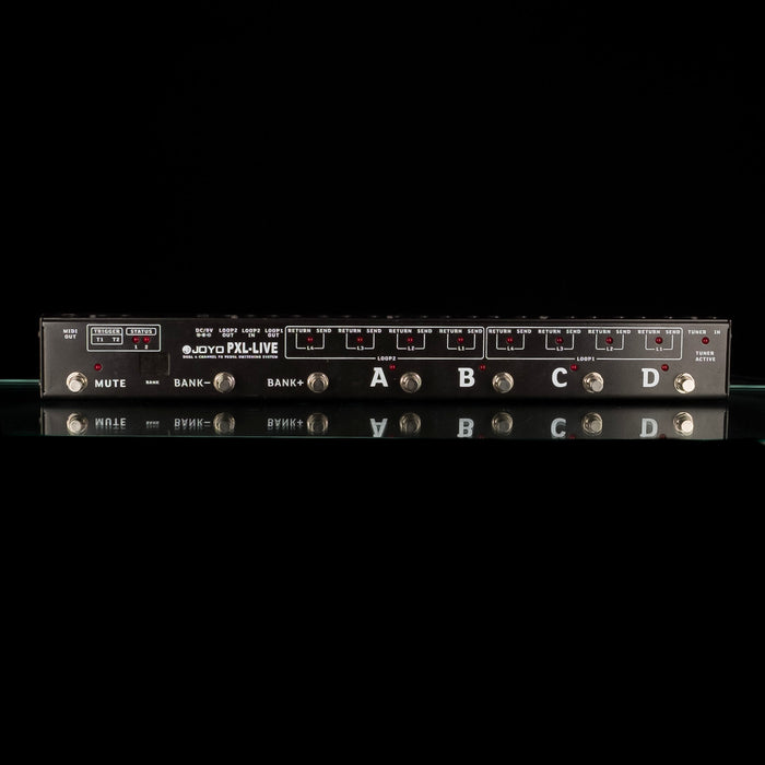 Used Joyo-PXL-LIVE Dual 4-Channel Programable Looper Footswitch Pedal Controller
