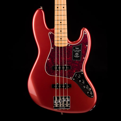 Used Fender Player Plus Jazz Bass Aged Candy Apple Red With Gig Bag