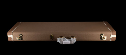 Fender Custom Shop Deluxe Brown G&G Hardshell Stratocaster Telecaster Case with Gold Interior