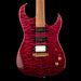 Pre Owned California Jalapeno Dark Transparent Red Electric Guitar With Case