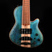 Mayones Cali4 Bass (17.5" Scale) Eye Poplar Top Transparent Blue With Case - IN STOCK!!!