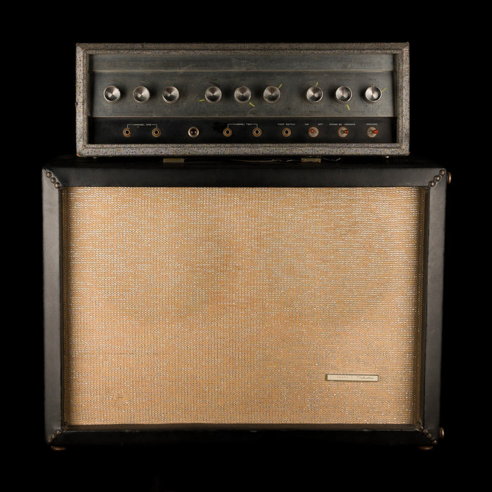 Pre Owned Silvertone 1960s Model 1484 Twin 12 Guitar Amp Gray