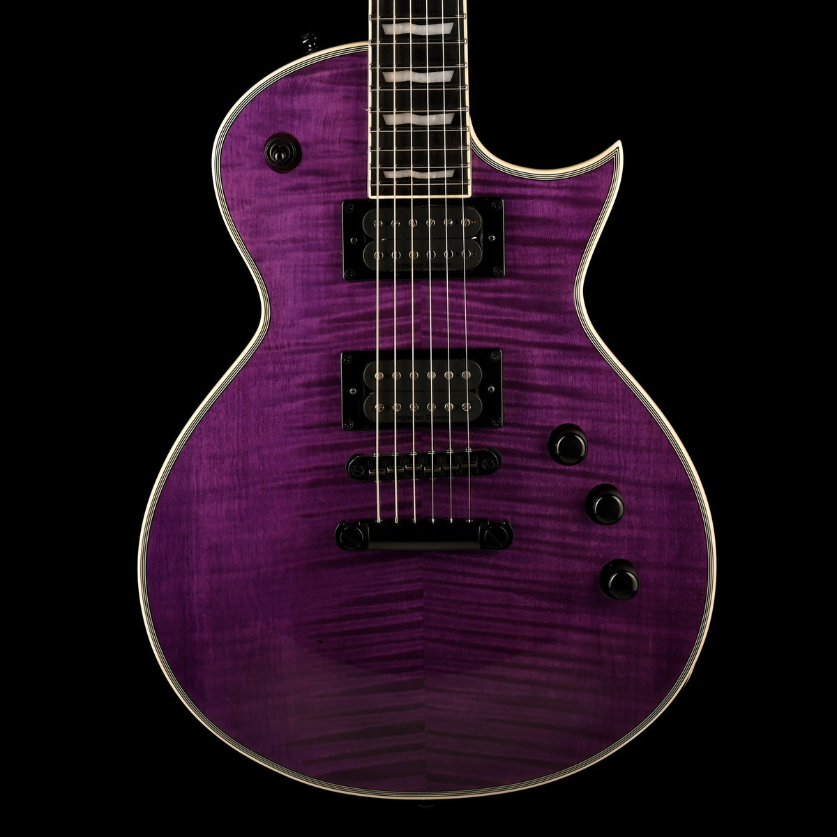 Pre Owned ESP Deluxe LTD EC-1000 Electric Guitar Trans Purple With