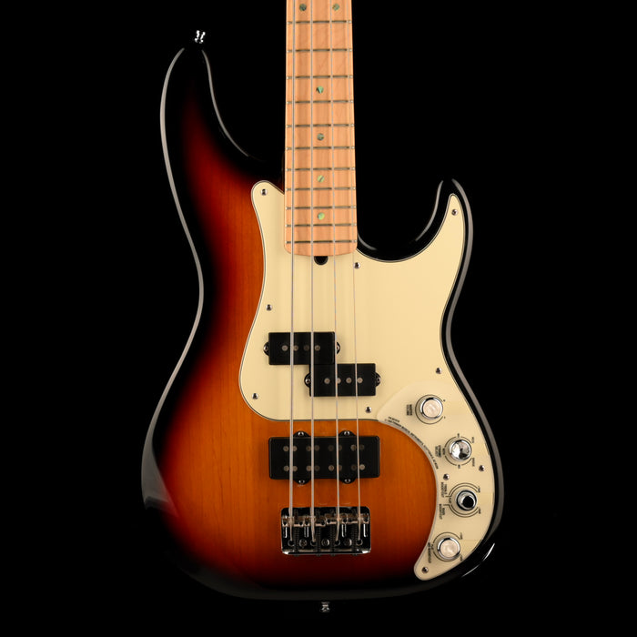 Pre Owned 2006 Fender American Deluxe Precision Bass 3-Color Sunburst With Case