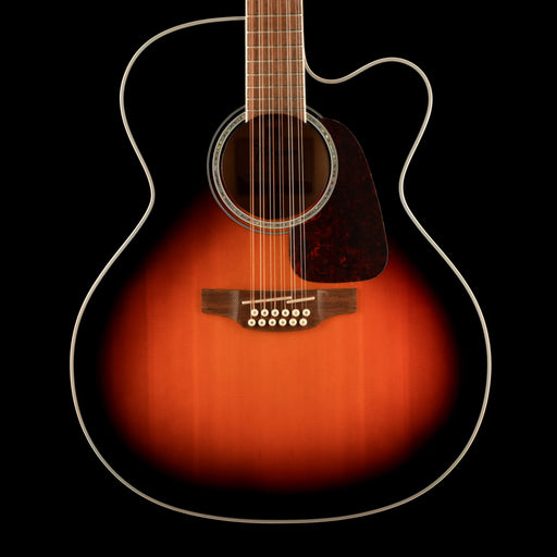 Pre Owned Takamine GJ72CE-12-BSB 12-String Sunburst Acoustic Guitar With Gig Bag #TC21080925