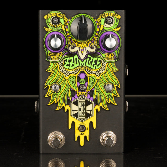 Used Beetronics FX ZZOMBEE “Filtremulator" Fuzz/Tremolo/Filter/Octave Multi-Effect Pedal