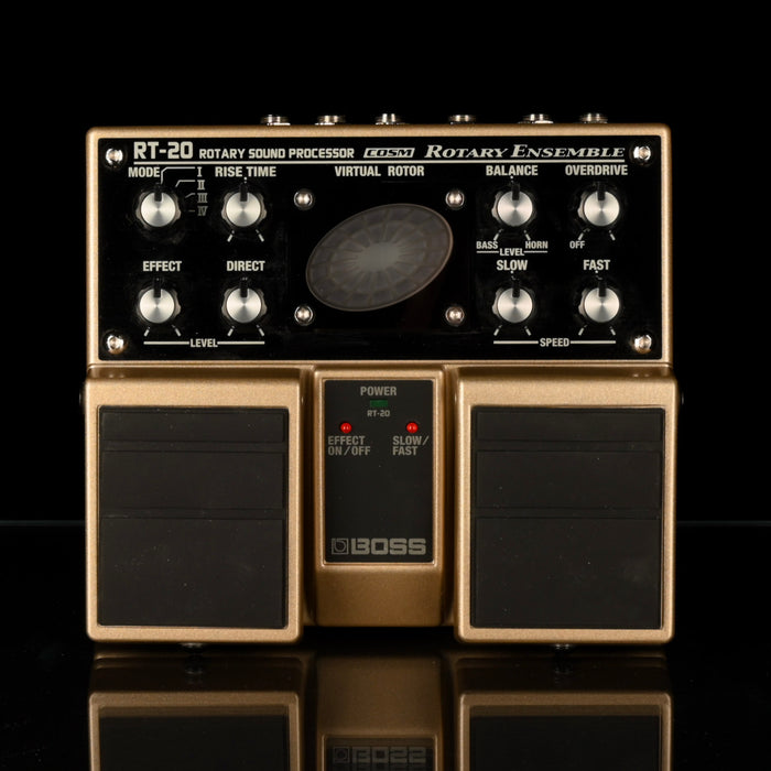 Used Boss RT-20 Rotary Ensemble Rotary Speaker Simulator Pedal With Box