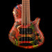 Mayones Cali4 Bass (17.5" Scale) Acid Trip  Custom Swirl With Case One of a Kind