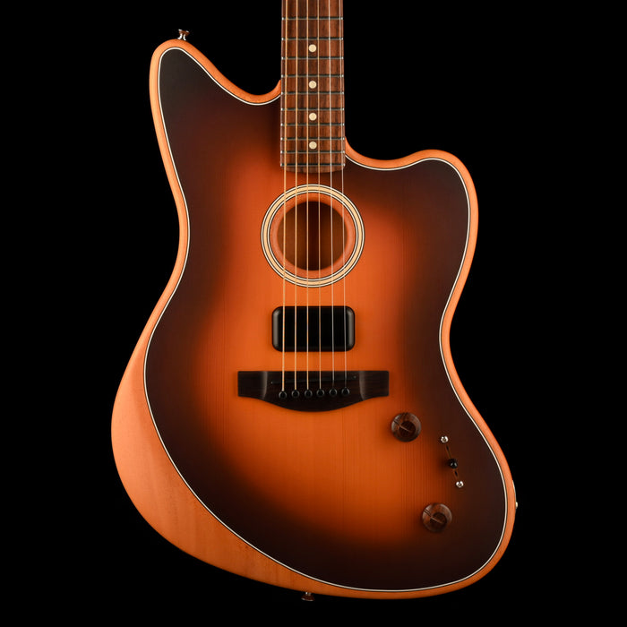 Pre Owned Fender Acoustasonic Player Jazzmaster Sunburst With Gig Bag