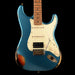 Pre Owned 2021 Xotic Guitars XSC-2 LPB Lake Placid Blue Over Sunburst Heavy Relic With Case