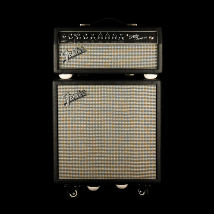 Pre Owned Fender Super Champ X2 Tube Guitar Amp Head - #M1744165 And Matching 1x12" Guitar Amp Cabinet - #M1744398