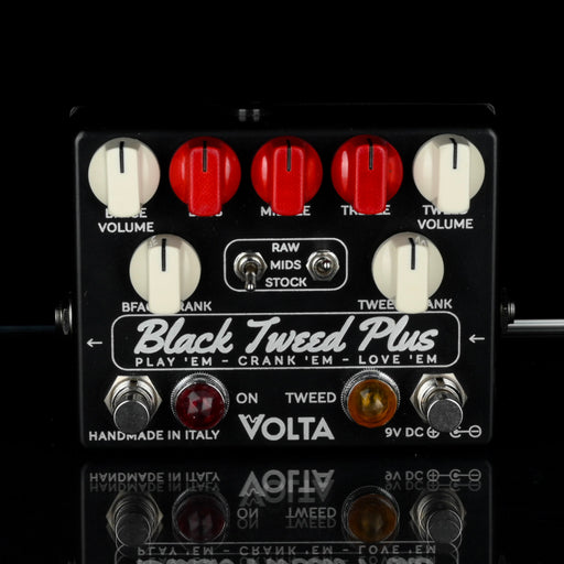 Used Volta Custom Electronics Black Tweed Plus Overdrive Pedal