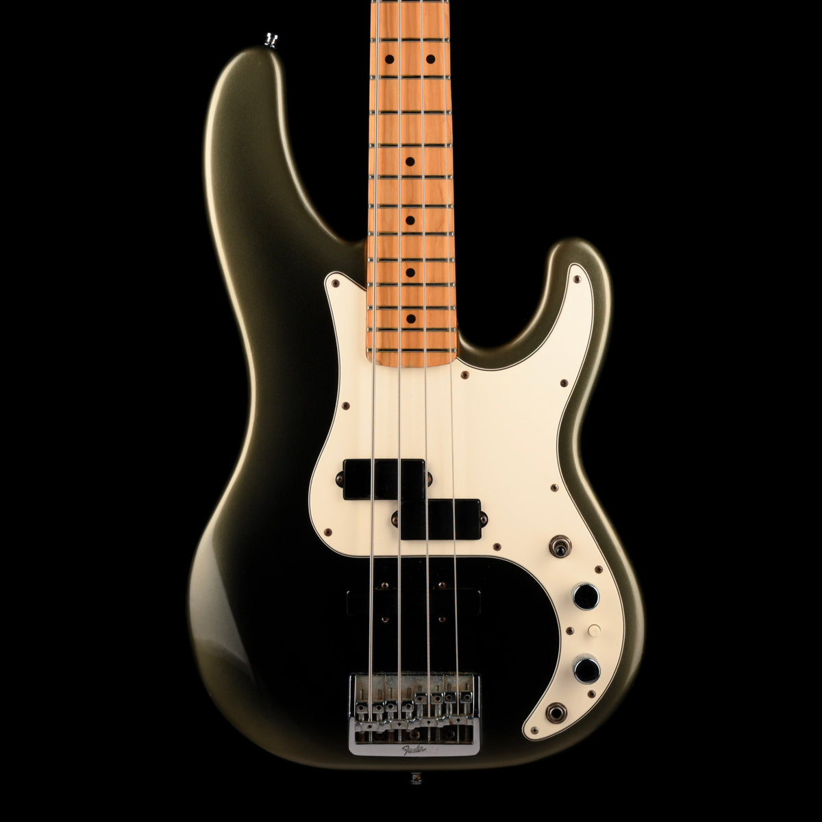 おまけ多数 photogenic Precision Bass Type Vintage 1989 Fender Precision Bass Plus Black Pearl Burst With Gig