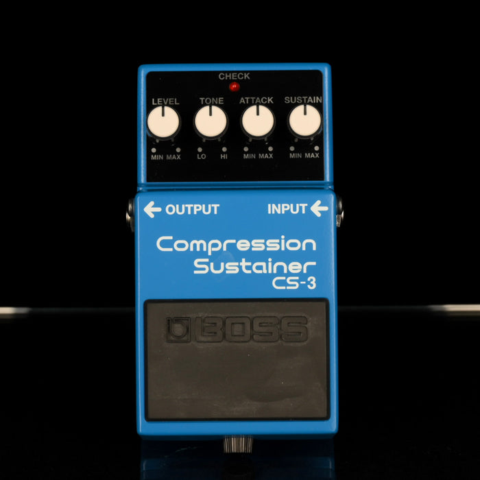 vUsed Boss CS-3 Compressor/Sustainer Effect Pedal With Box - 2
