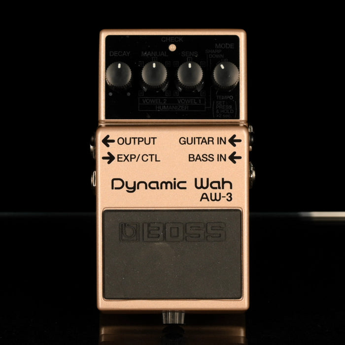Used Boss AW-3 Dynamic Wah Guitar Pedal With Box