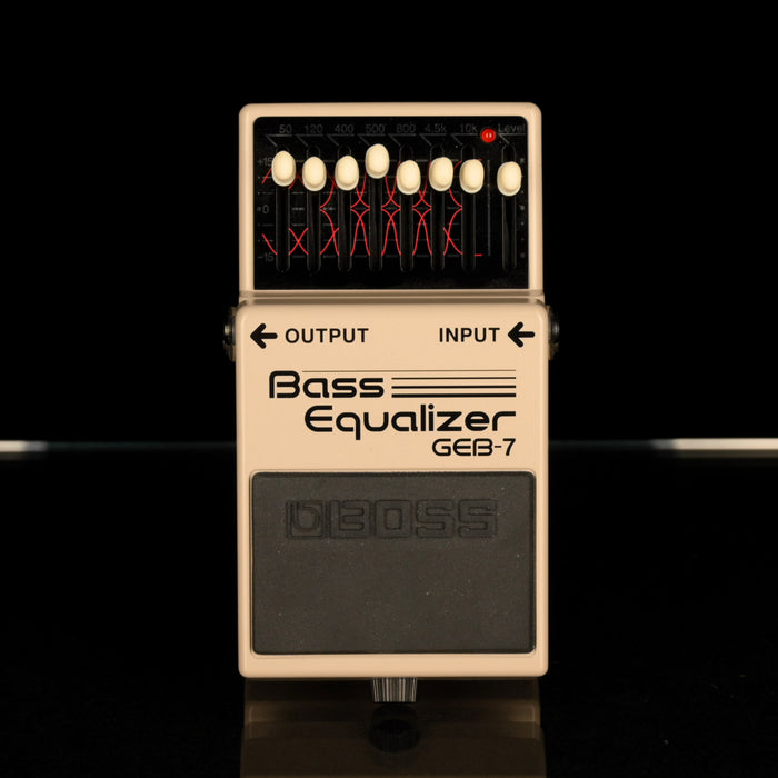 Used Boss GEB-7 Graphic Equalizer Bass EQ Effect Pedal With Box - 2