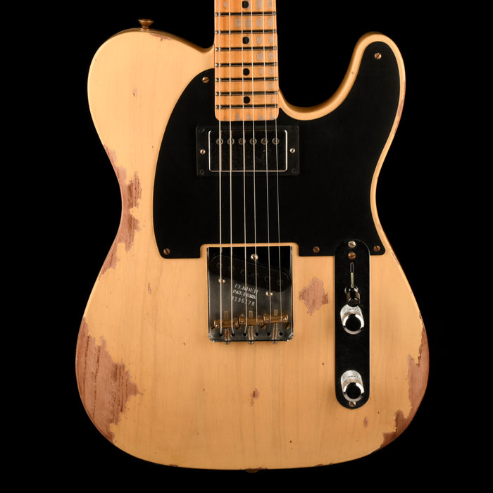 Fender Custom Shop Limited Edition 1951 Telecaster HS Heavy Relic Faded Aged Nocaster Blonde
