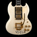 Pre Owned Vintage 1963 Gibson Les Paul Custom SG White with Case - Signed by Les Paul
