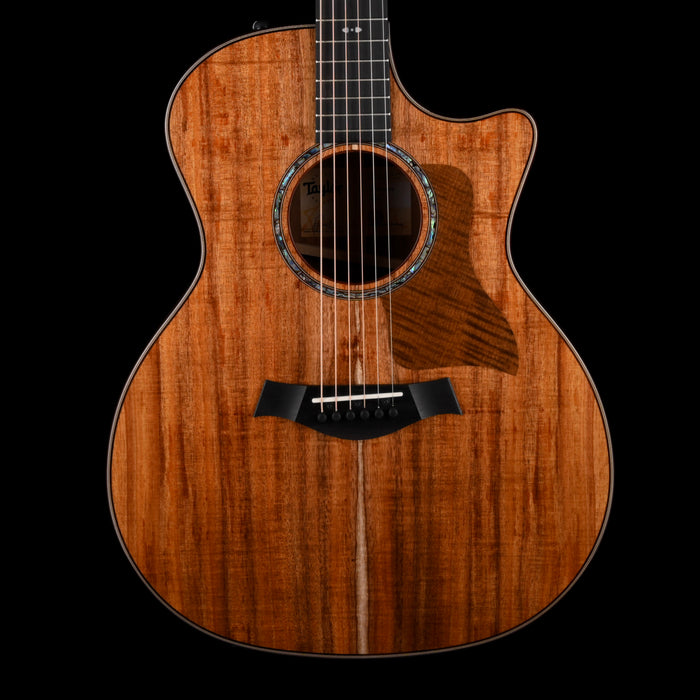 Taylor 724ce Grand Auditorium Koa Natural Acoustic Electric Guitar With Case